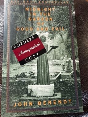 Autographed Midnight in the Garden of Good and Evil, first paperback edition